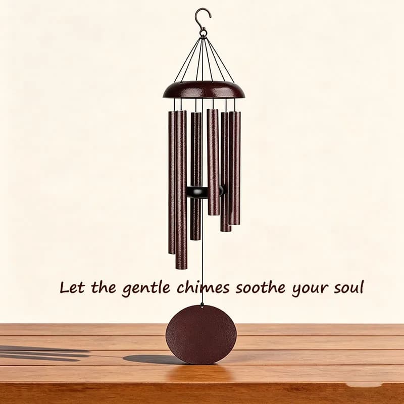 45'' Large Wind Chime with Deep Tone Pendant Wind Chimes Sound Healing Balcony Hanging Ornament Garden Home Decorative