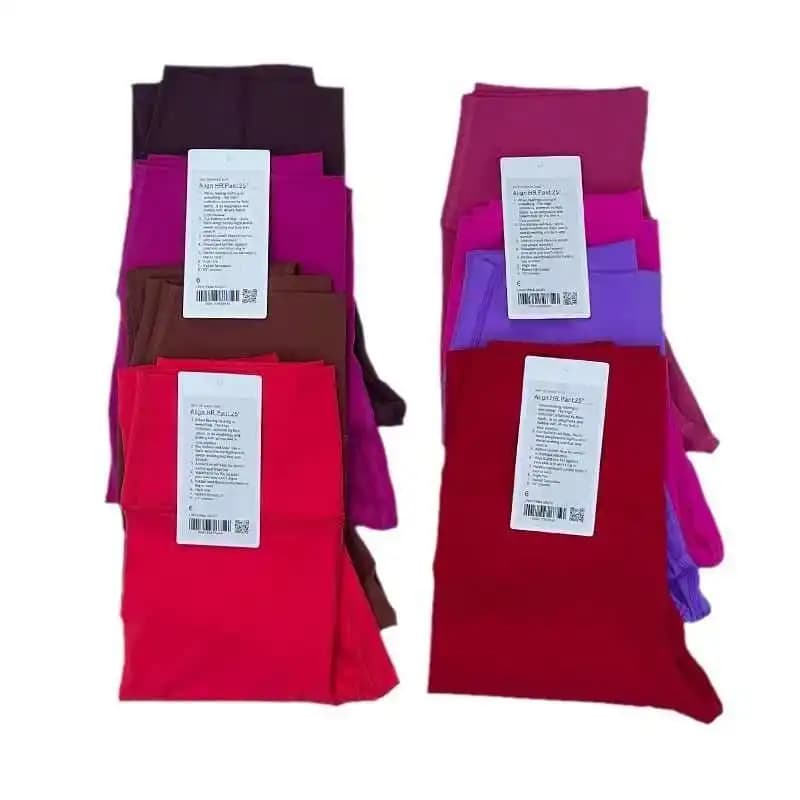 Leggings Classici da Yoga per Donna, Pantaloni a Vita Bassa con Risvolto, Stile Coreano, Ricamati in Cotone, Ispessiti per l'Inverno