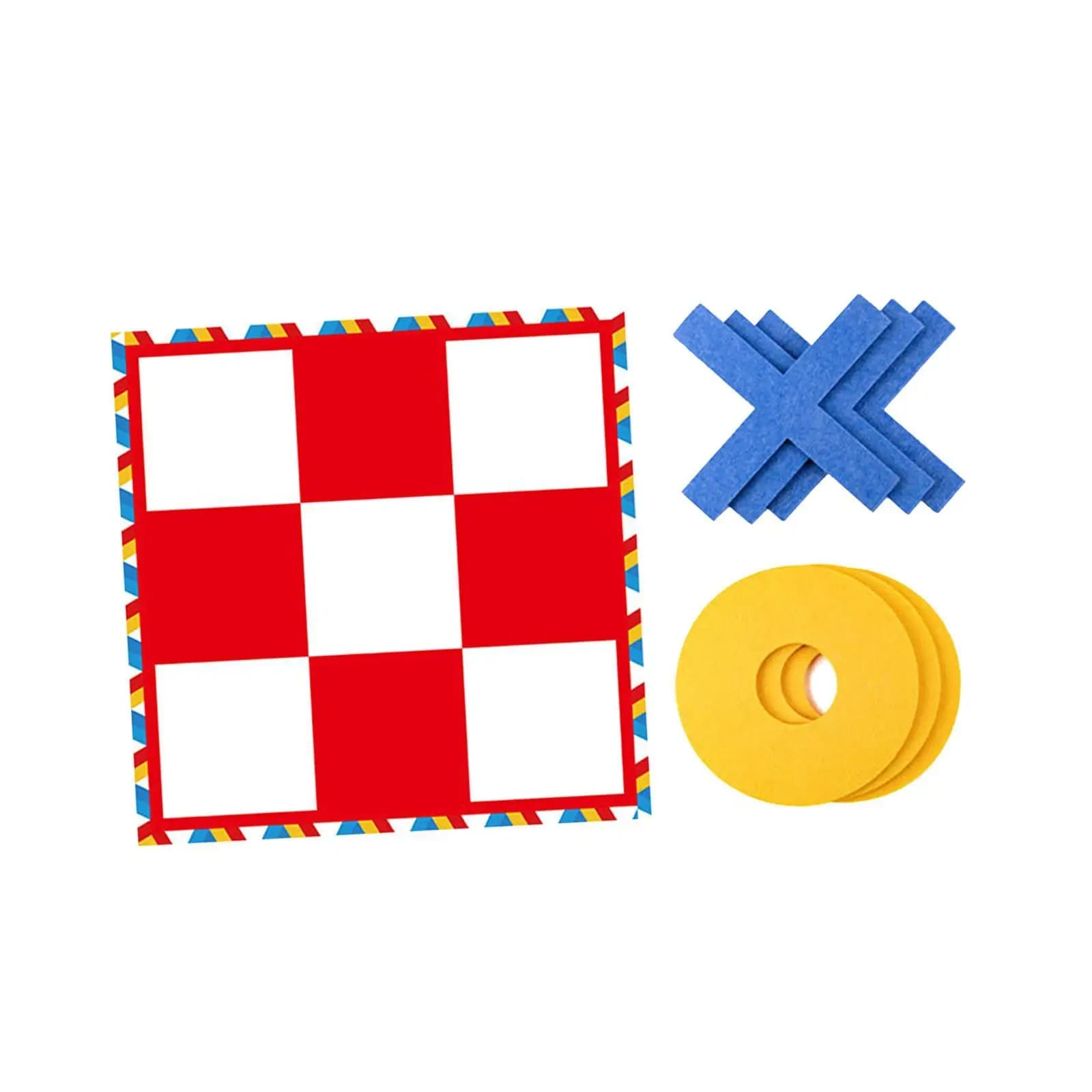Set di scacchi Tic TAC Toe Giochi interattivi all'aperto per regali Famiglie Adulti
