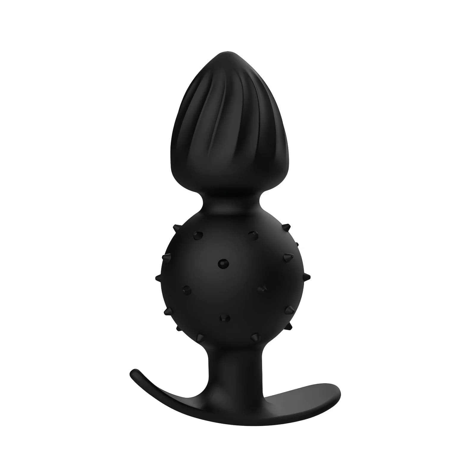 Perline anali in silicone Butt Plug Costruito nella palla Massaggio prostatico Masturbazione Giocattoli sessuali per donne Uomini Coppie gay Giochi per adulti
