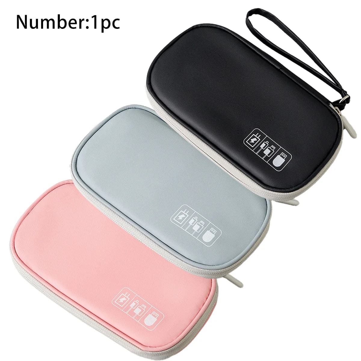 Borsa organizer portatile per cavi da viaggio, custodia antiurto per auricolari e power bank, custodia per accessori digitali all'ingrosso