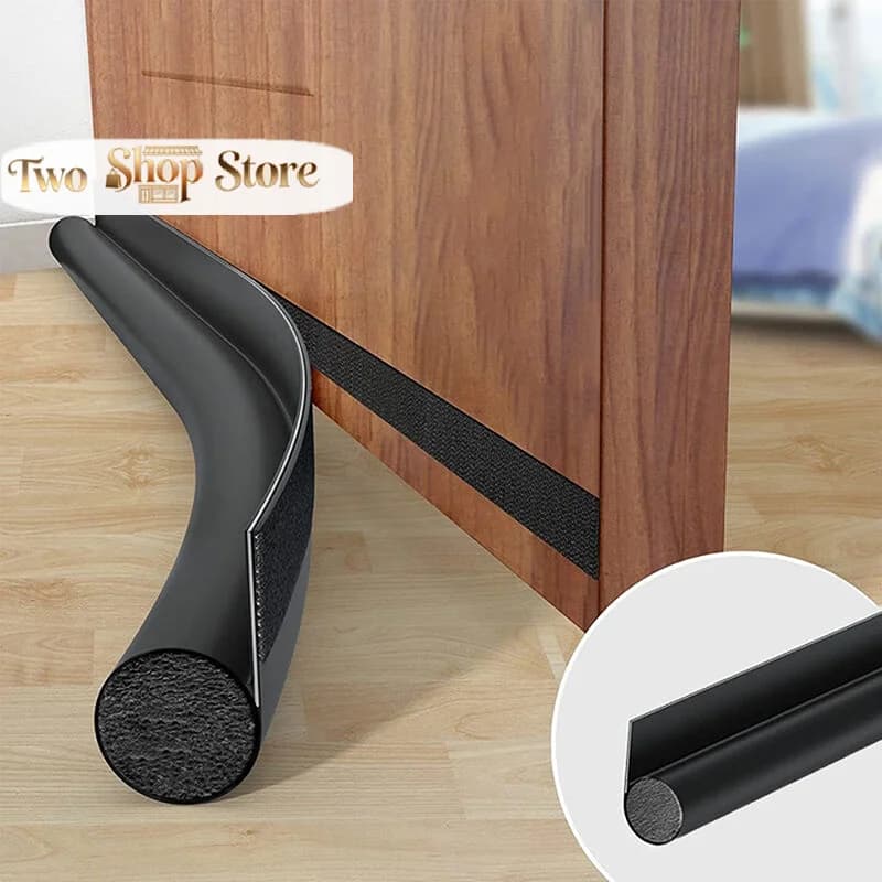 Windproof Seal Strip Draught Excluder Stopper Door Bottom Guard Double Protector Doorstop Dust-Proof Blocker Sealer Soundproof