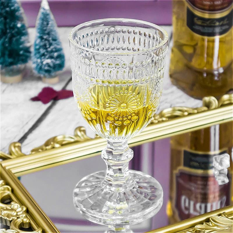 Bicchieri da vino di fascia alta Bicchiere da cocktail di lusso Squisito bicchiere da vino rosso trasparente Elegante classico Accessori per feste con tazza di brandy