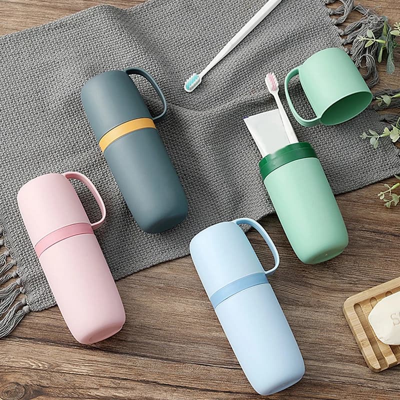 New Toothbrush Cup Travel Toothbrush Toothpaste Holder Simple Portable Mouthwash Cup For Business Trip Home Camping Acessor
