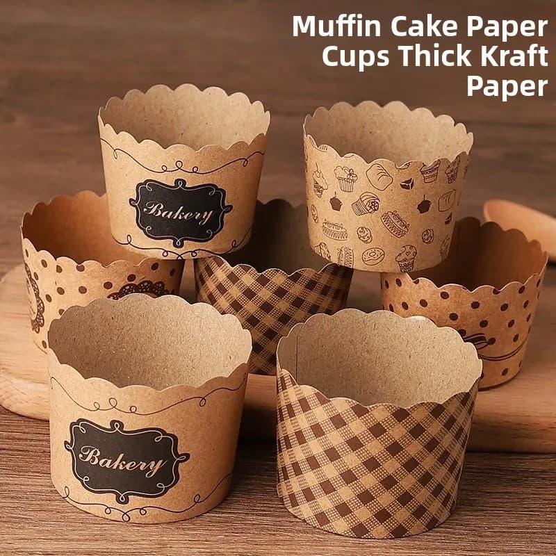 High Temperature Resistant Oven Pirottini, Muffin Corrugated Pirottini, Christmas Theme Paper Pirottini for Air Fryer, Kitchen Tools
