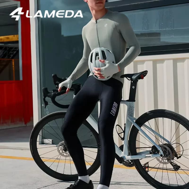 Men's Lightweight Cycling Pants, Breathable and Absorbent Shorts, Bicycle Long Pants