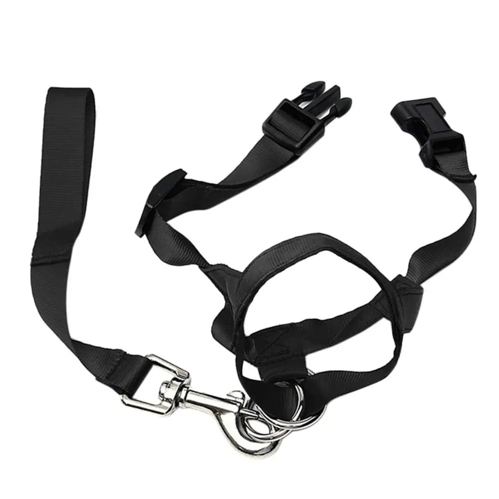 Nylon Training Leash Non Pull Leader Harness Dog Halter Dog Muzzle Dog Head Collar