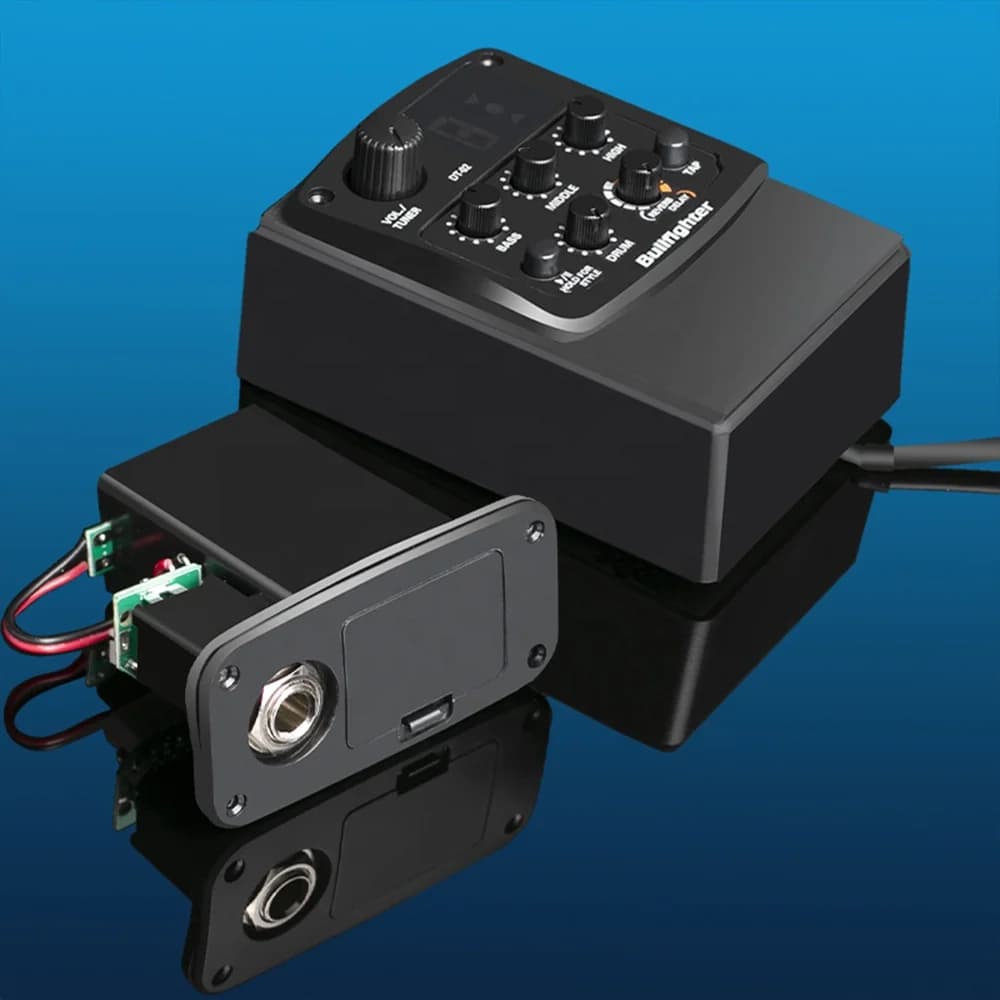 DT-02 Nuovo design Pickup per chitarra acustica Pick-up per chitarra Pickup per chitarra acustica con batteria