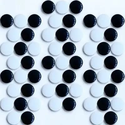 Set di 360 Pezzi per Go e Scacchi, Piccoli Pezzi per Giochi da Tavolo, Set da Viaggio Compatto per Casa e Scuola