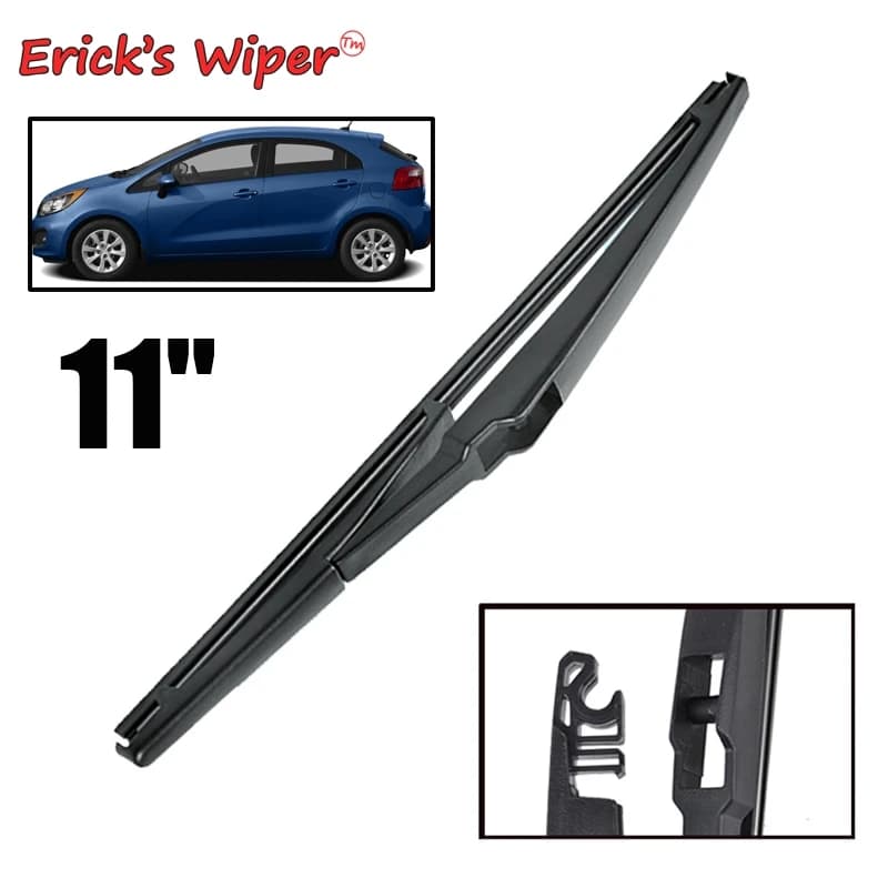 Erick's wiper 11 "Spazzola Tergicristallo Posteriore per Kia Rio 3 MK3 2011 - 2017 Parabrezza Parabrezza Pulito Portellone Window Auto Brush Rain