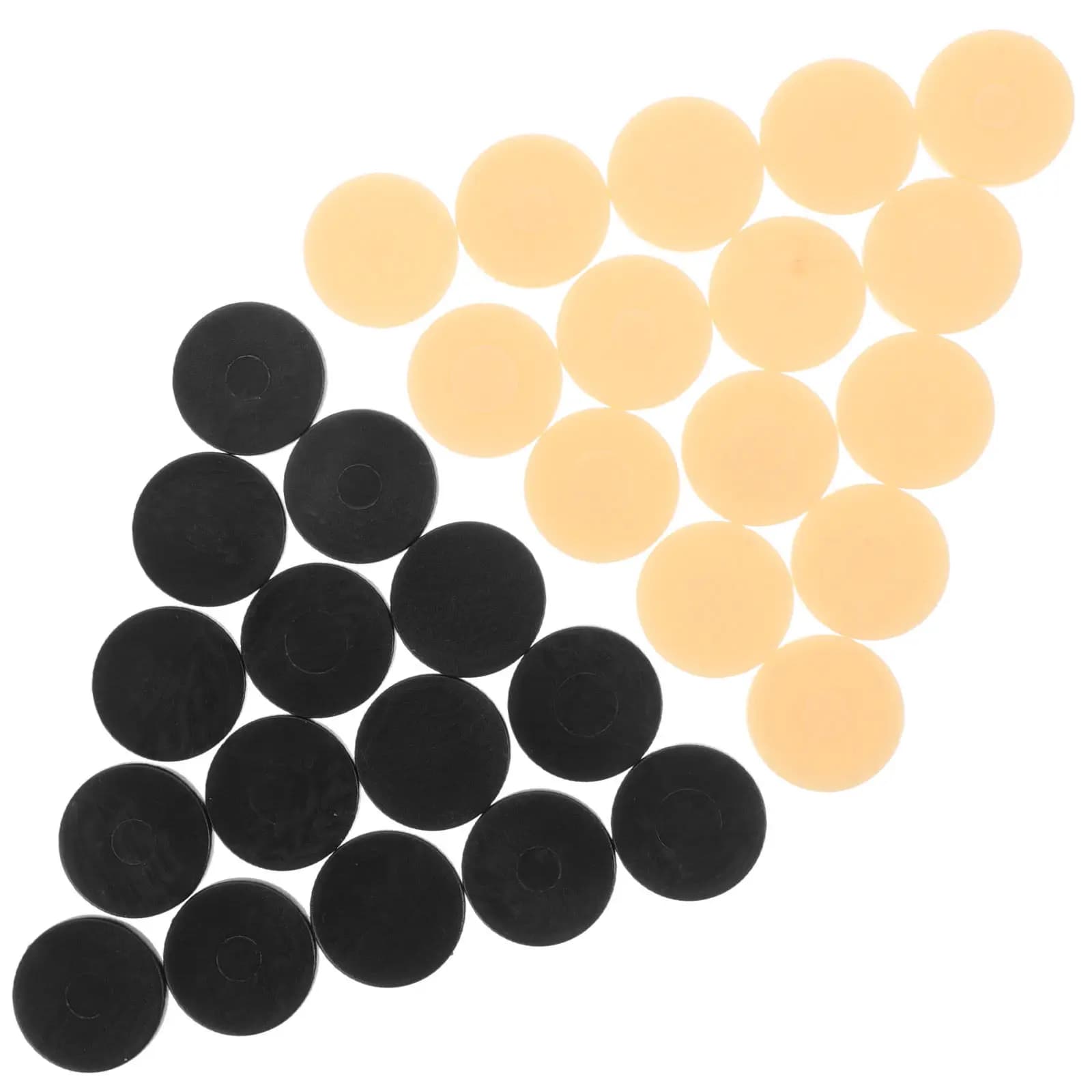32 pezzi di scacchi in plastica, componenti rotondi per il gioco degli scacchi, robusti, compatti e di lunga durata, per giochi da tavolo di scacchi e backgammon