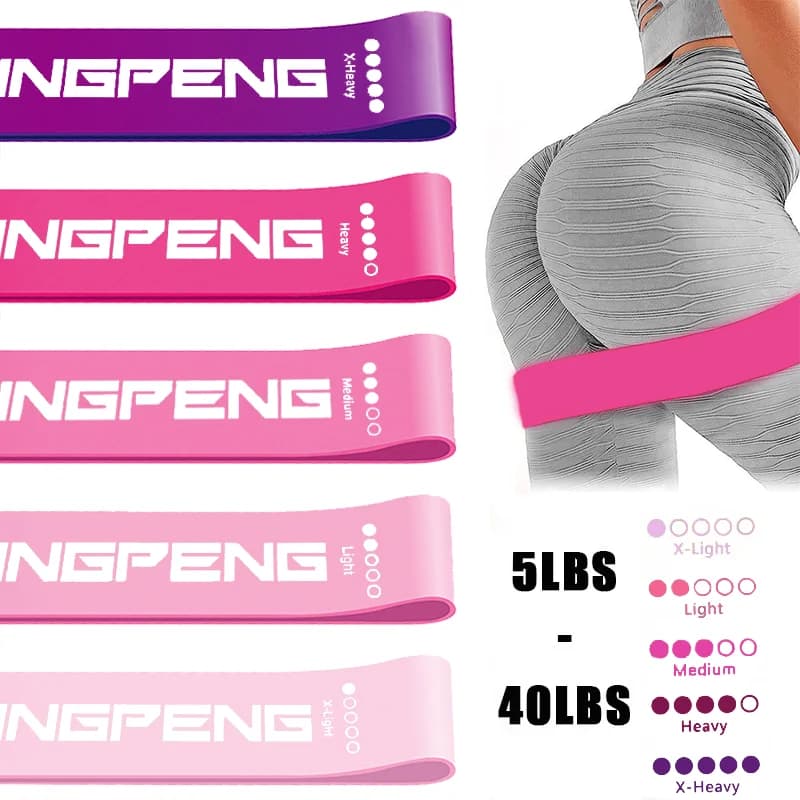 Elastic band for tension bands, basic exercises to shape fitness yoga legs, strength rehabilitation training, circular resistance circle
