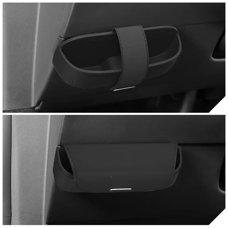Silicone Sunglasses Holder for Tesla Model 3 Highland 2024 / Model Y Juniper 2025 Center Console Armrest Organizer Eyeglass Case