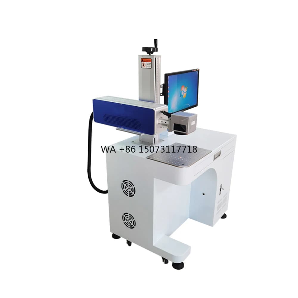 CO2 infrared marking machine for marking non-metallic materials such as wood, paper, glass, plastic, etc.