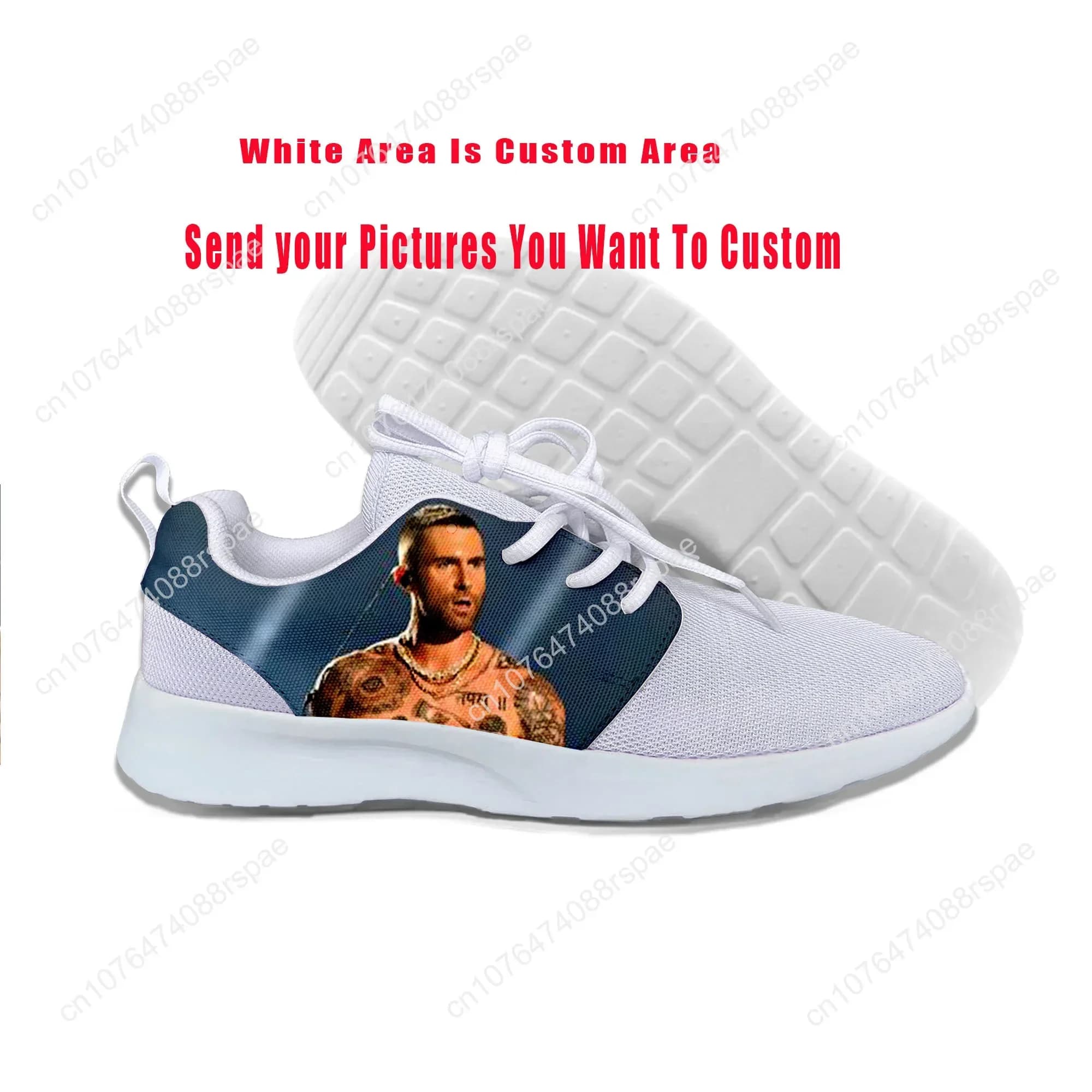 Hot Cool Fashion Summer High Quality Sneakers Handiness Casual Shoes Men Women Pop Rock Music Adam Levine Mesh Running Shoes
