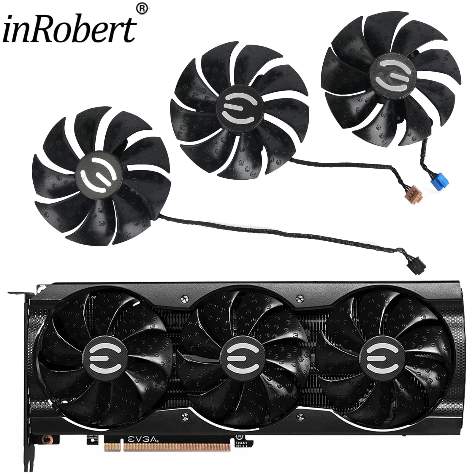 Nuova ventola di raffreddamento della scheda video PLA09215S12H da 87 mm per EVGA RTX 3070 3080 3090 XC3 BLACK GAMING senvement для проchtenссора