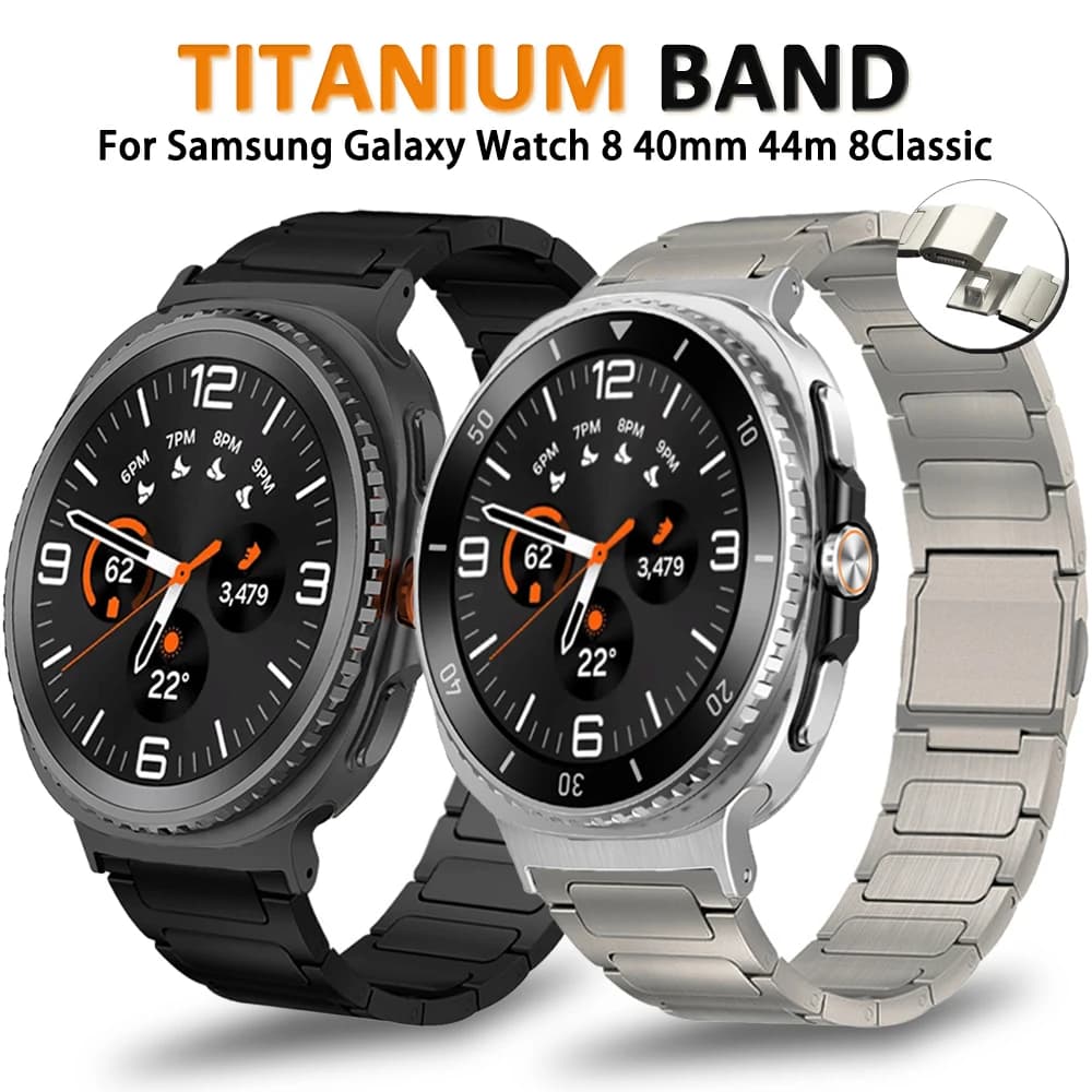 Bracciale magnetico per Samsung Galaxy Watch 8 Classic Businesss Cinturino in titanio per Galaxy Watch 8 40/44mm cinturino galaxy ultra 47mm