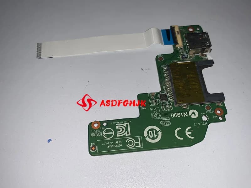 Original MS-16J12 Power Switch For MSI GE62 GE72 GP72 GP72 PE70 PE60 GL72 GL72 USB IO SD card CABRD WITH CAVO