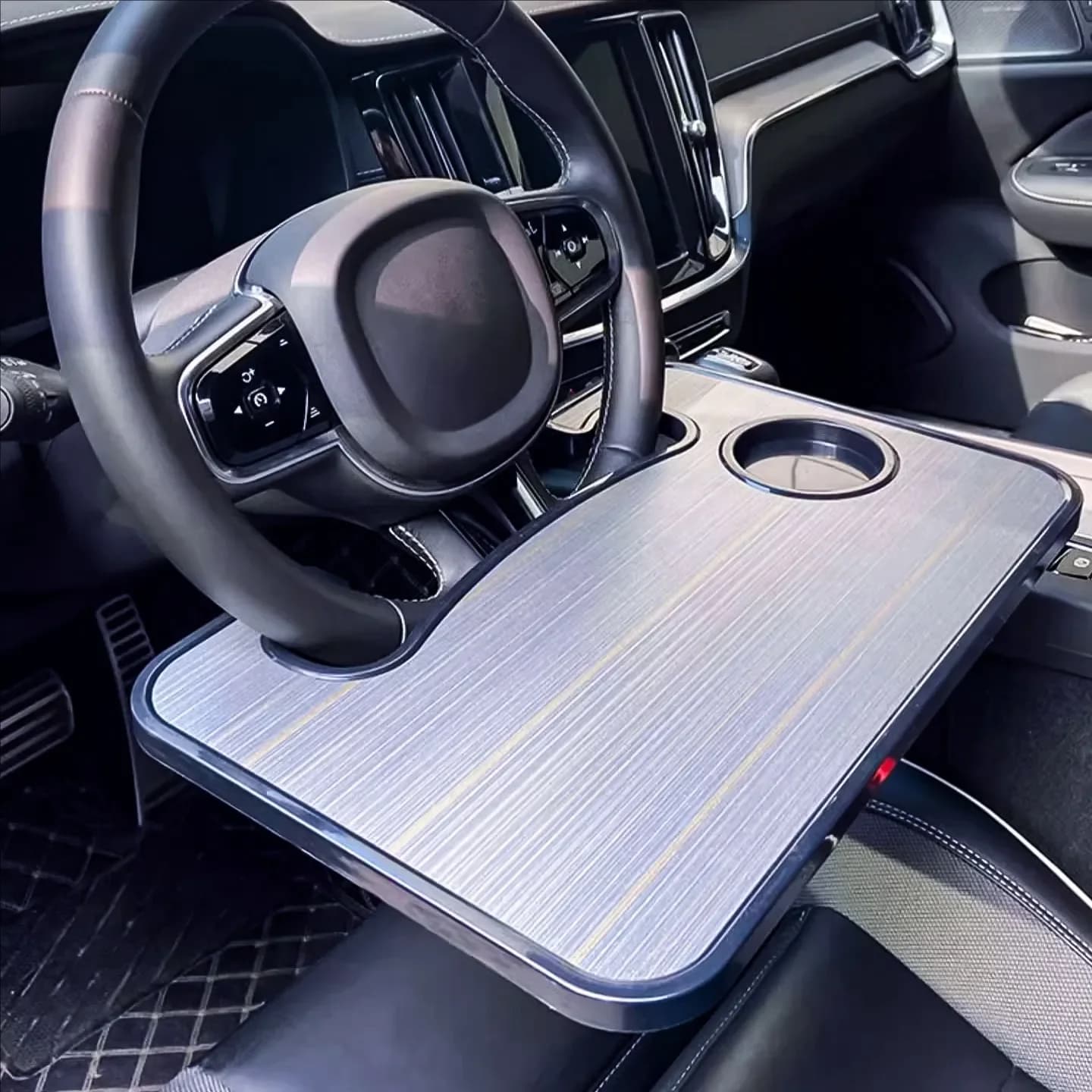 Tavolino da auto, supporto per laptop, supporto per tablet, tavolino da cruscotto, tavolino da volante, piccolo tavolo da auto