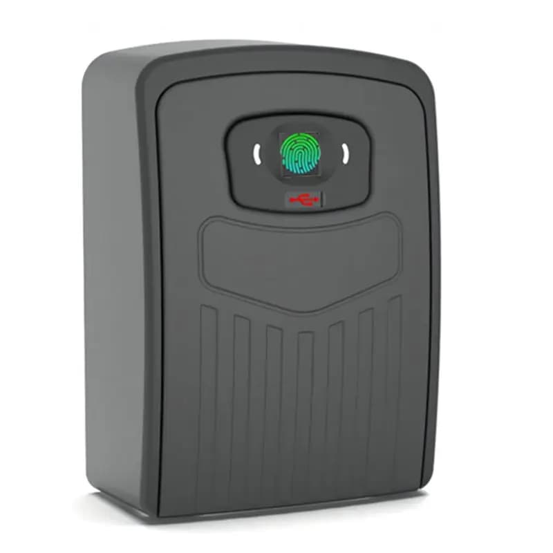ABGN TUYA Smart Key Box Bluetooth Storage Lock Box Smart Life App Wall Mount Security Lockbox