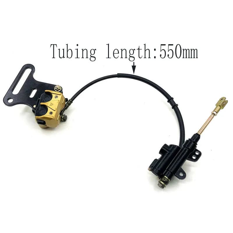 Pompa freno posteriore con pinza freno a disco posteriore idraulica per Dirt Pit Bike 110cc 125cc 140cc 12mm Off Road Moto