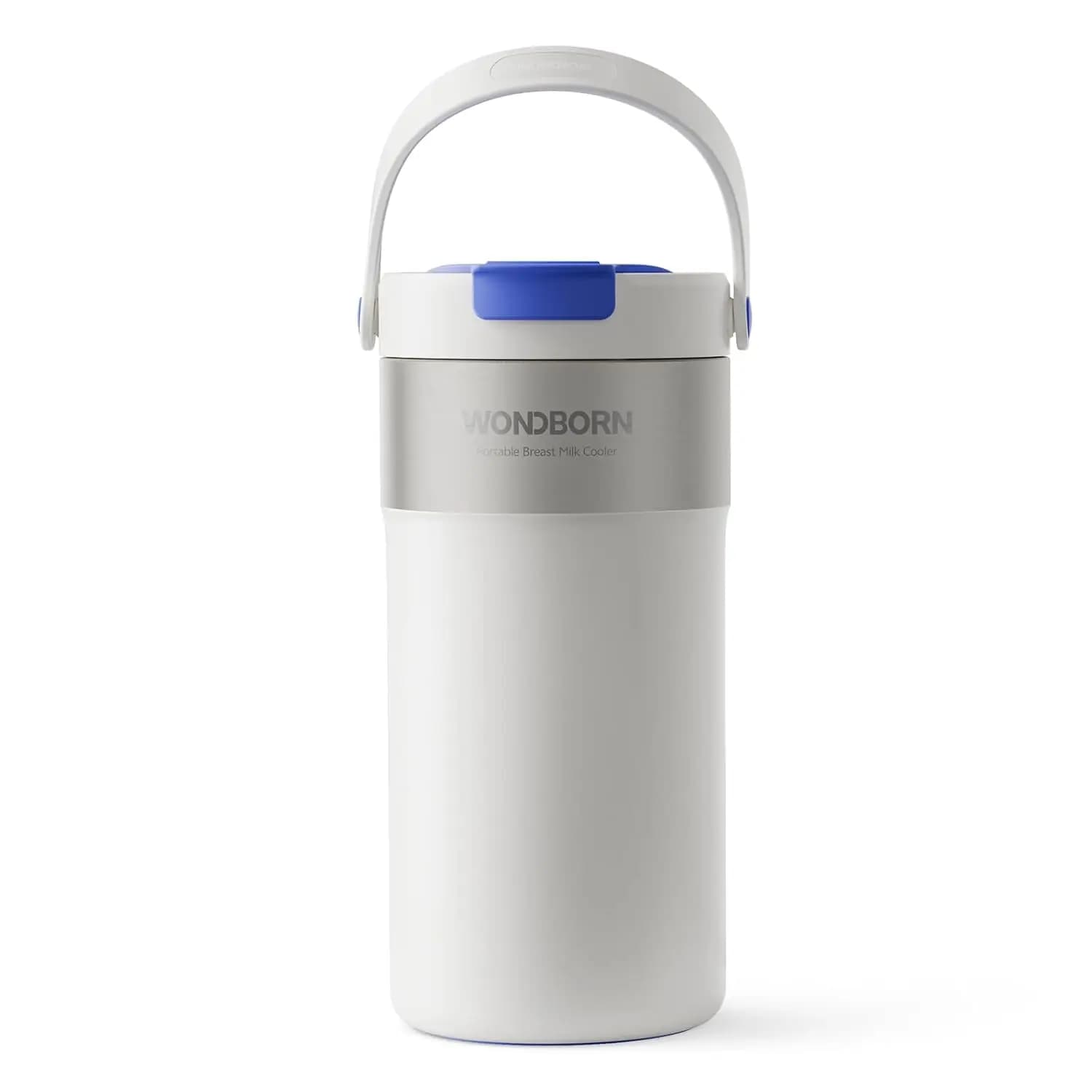 Frigorifero portatile per latte materno, 4 anelli refrigeranti, 360 ° Raffreddamento con coperchio sottovuoto, raffreddamento sicuro per oltre 30 ore, 22oz