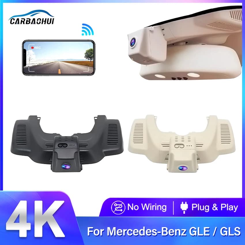 4K 2160P Car Dvr Dash Cam Camera for Mercedes Benz GLE w167 c292 for Benz GLS x166 GLE 350 400 450 500 43 53 63 2015-2018