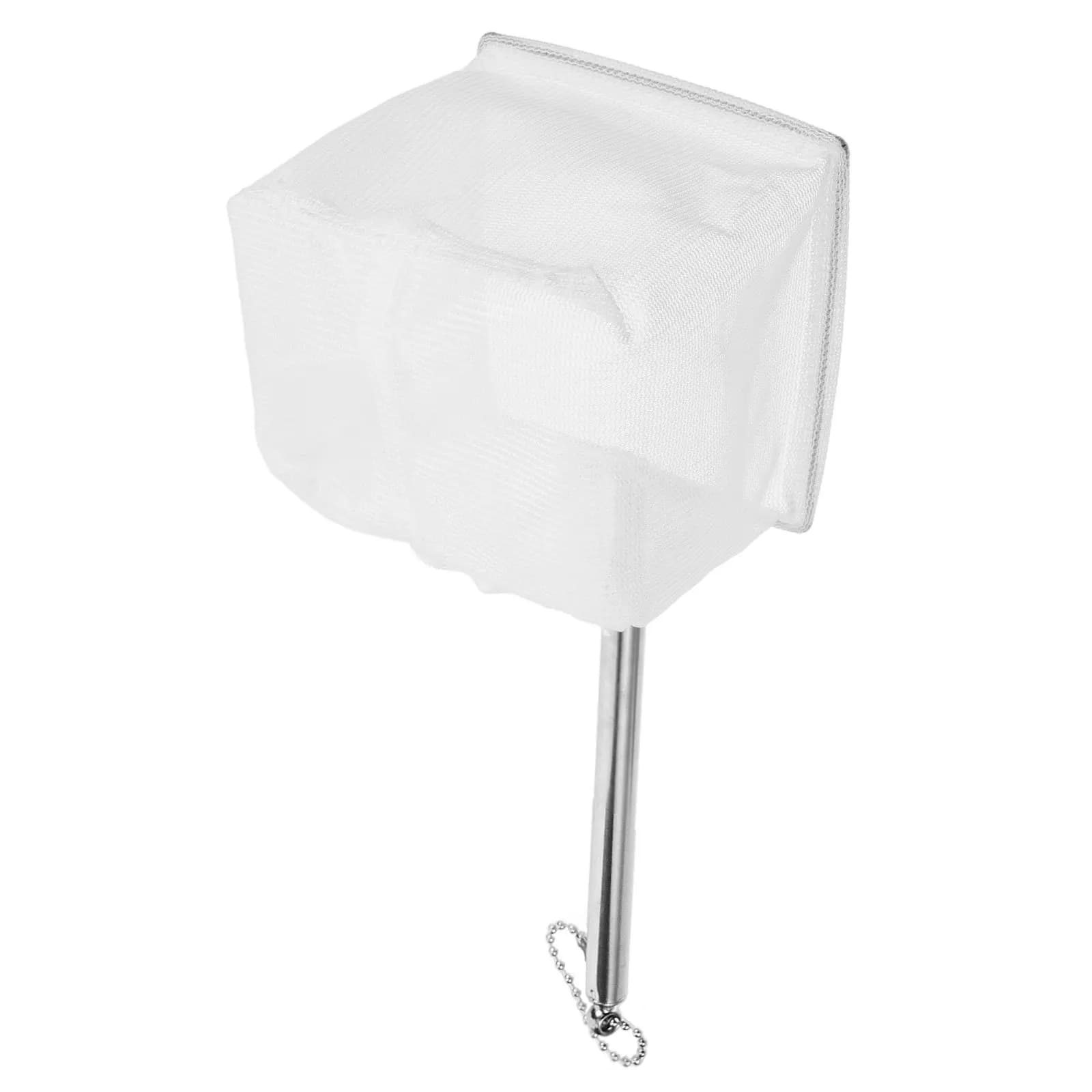 Rete da Pesca Telescopica in Acciaio Inossidabile Resistente, Estensibile 40Cm, Rete di Recupero Portatile a Maglia Fine e Grossa per Acqua Dolce e Salata