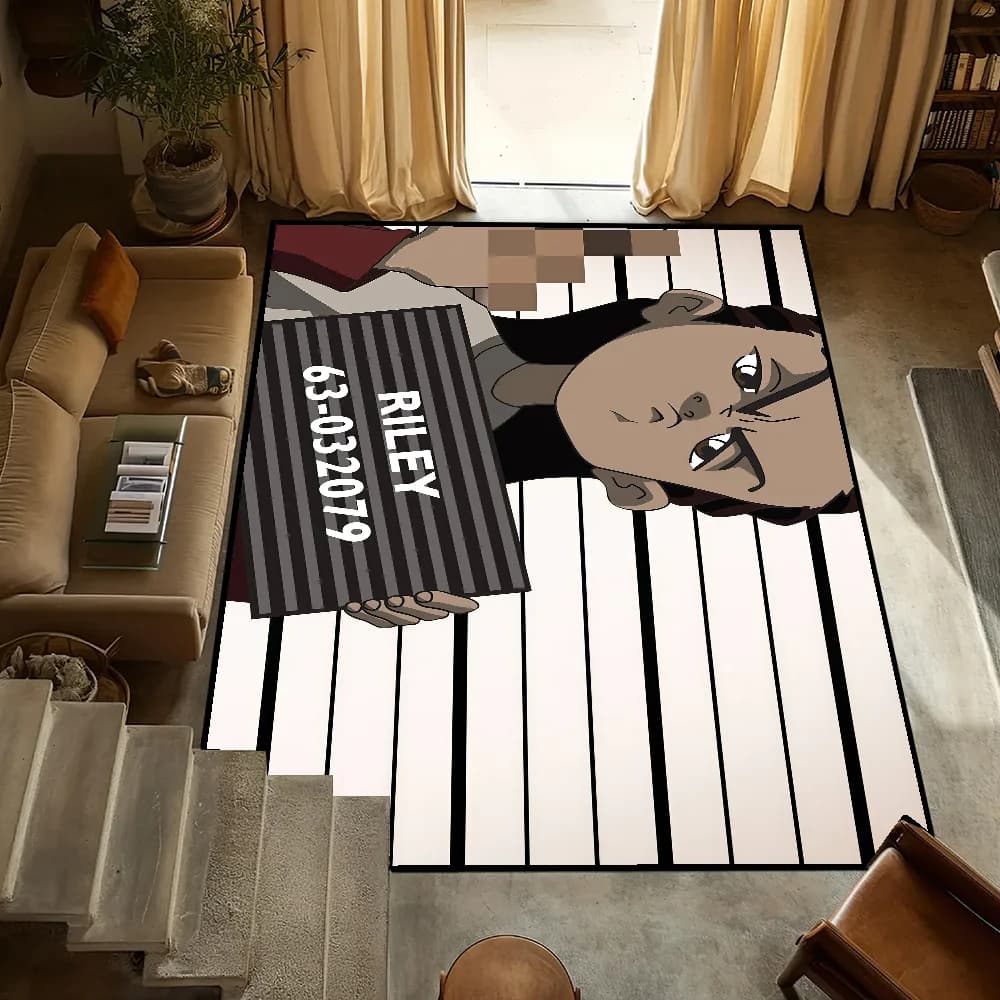 Cartoon T-The Boondocks Piccolo tappeto Comodino Cucina Bagno Soggiorno Casa Camera da letto Tappetino Zerbino Decorazione