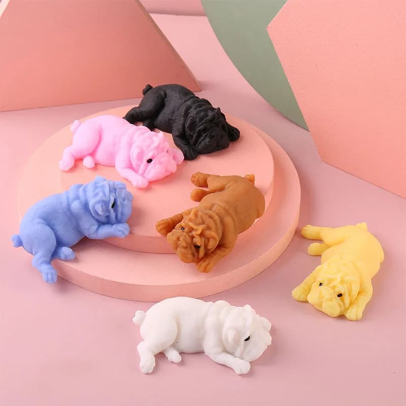 Squishy Dogs Anime Fidget Toys Puzzle Simulazione creativa Giocattolo di decompressione Cane Kawaii Antistress Giocattoli Regali per feste