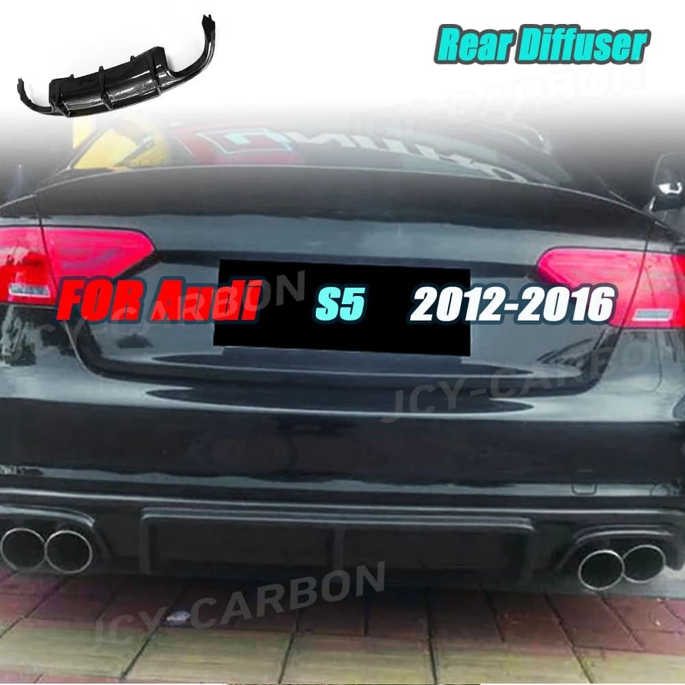 For Audi A5 Sline S5 B8.5 Coupe Berlina 2012-2017 Car bumper Lip Diffuser Car Styling Accessories Exterior