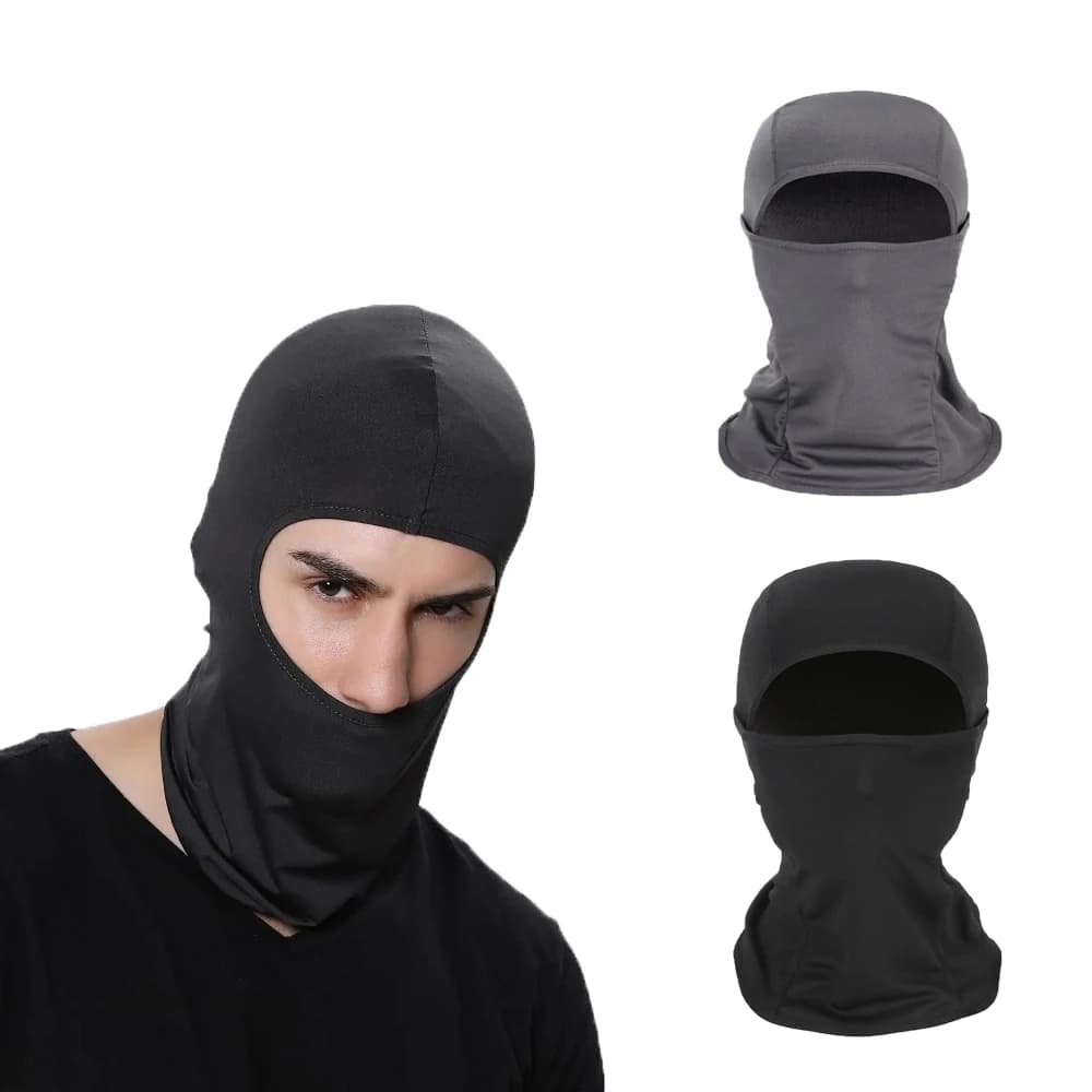 Maschera per il viso da equitazione all'aperto cappello tattico da tigre volante protezione solare traspirante cappello sciarpa per casco da motociclista antivento