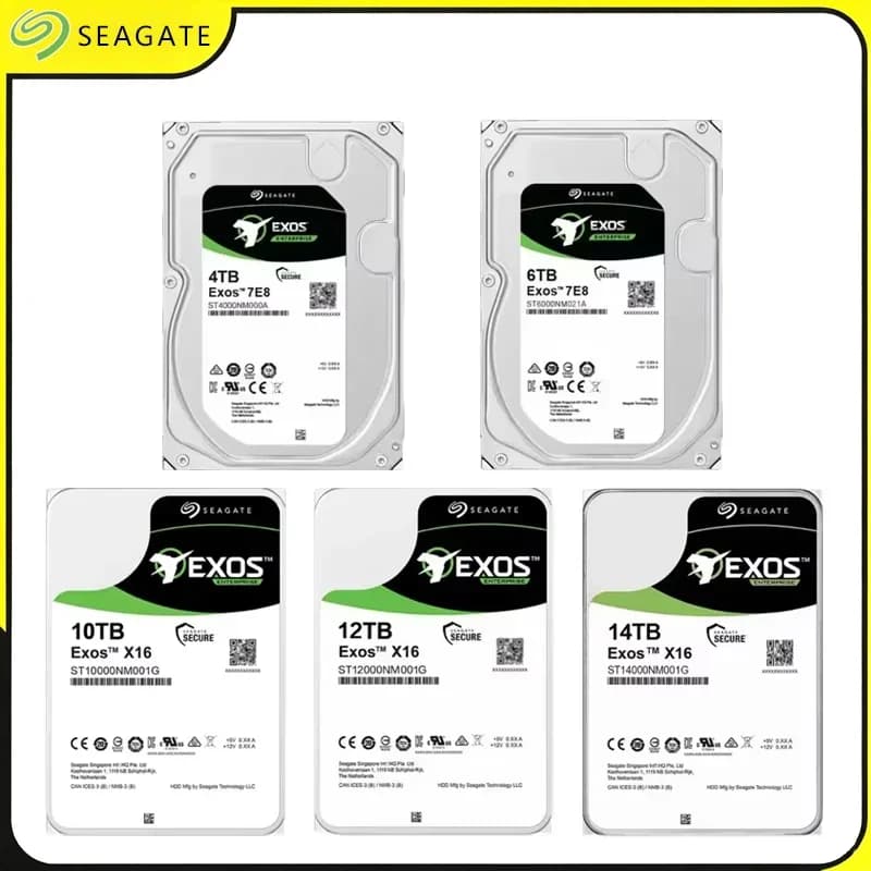 2026 New For Seagate IronWolf Pro 3.5 SATA Hard Disk 4TB 8TB 12TB 16TB Enterprise NAS RAID Storage With Recovery Service