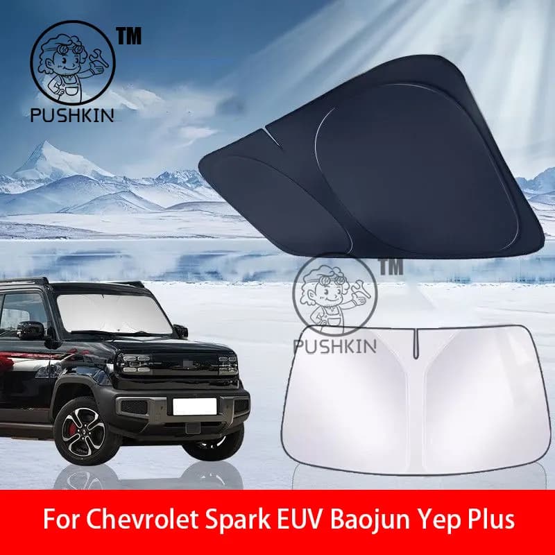 Auto Parabrezza Parasole Visiera Protezione UV Scudo Per Chevrolet Spark EUV Baojun Yep Plus 2025 2026