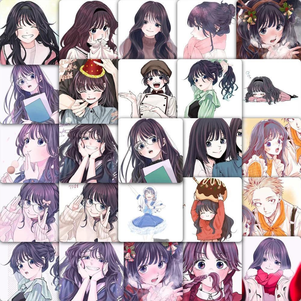 10/30/59pcs Kaoru Hana Wa Rin A Saku Anime Adesivi Ragazze Kaoruko Waguri Adesivo Il Fiore Profumato Fiori Con Dignity Decal