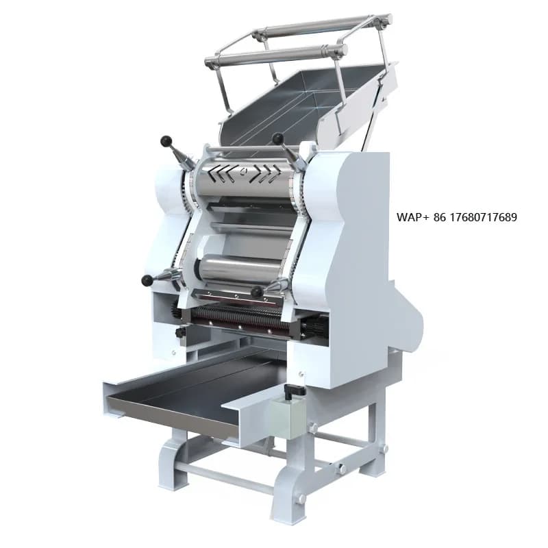Macchina Automatica per Pasta Fresca con Rullo Tagliapasta e Pressa, per la Produzione di Pasta e Noodles all'Uovo