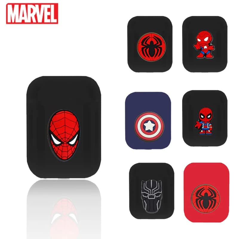 NUOVE cuffie Bluetooth Marvel Spider man Auricolari wireless HIFI Surround Sound Cuffie per laptop con microfono per bambini Anime Cartoon