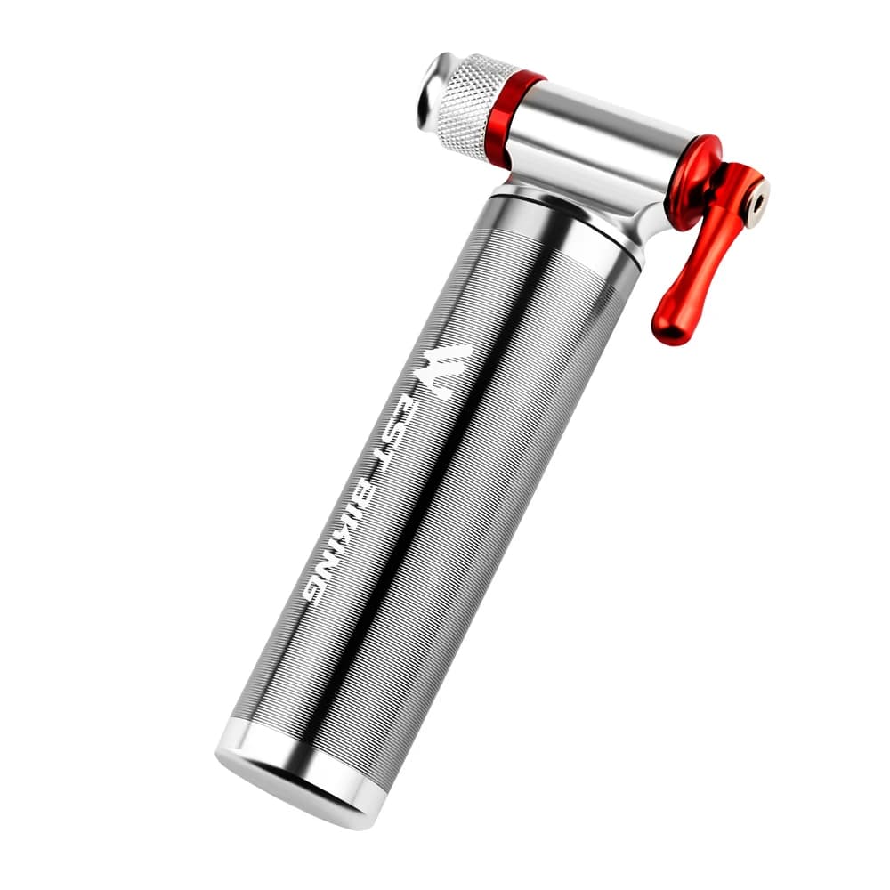 Mini pompa da bicicletta Gonfiatore CO2 Manicotto isolato Aria Ciclismo MTB Bici Pompa da bicicletta Pompa a sfera Accessori per biciclette
