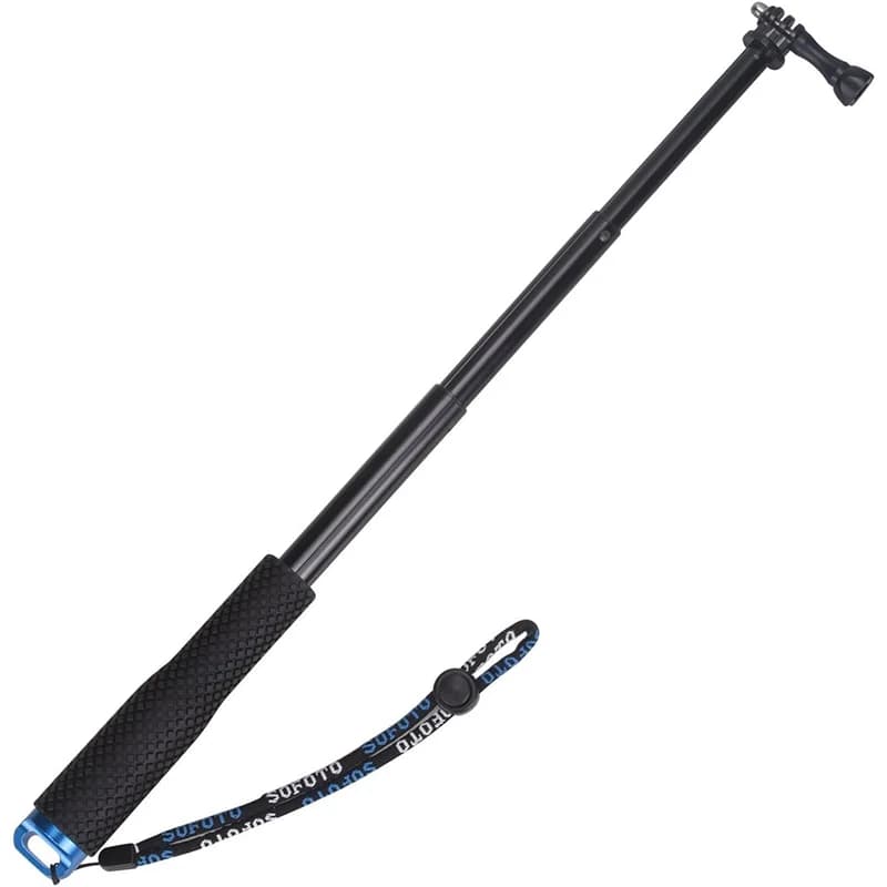 Selfie Stick 19In Extension Hand Grip palo monopiede regolabile per GoPro Hero 13 12 11 10 9 8 DJI Osmo Action 3 4 Insta360 X4 X3