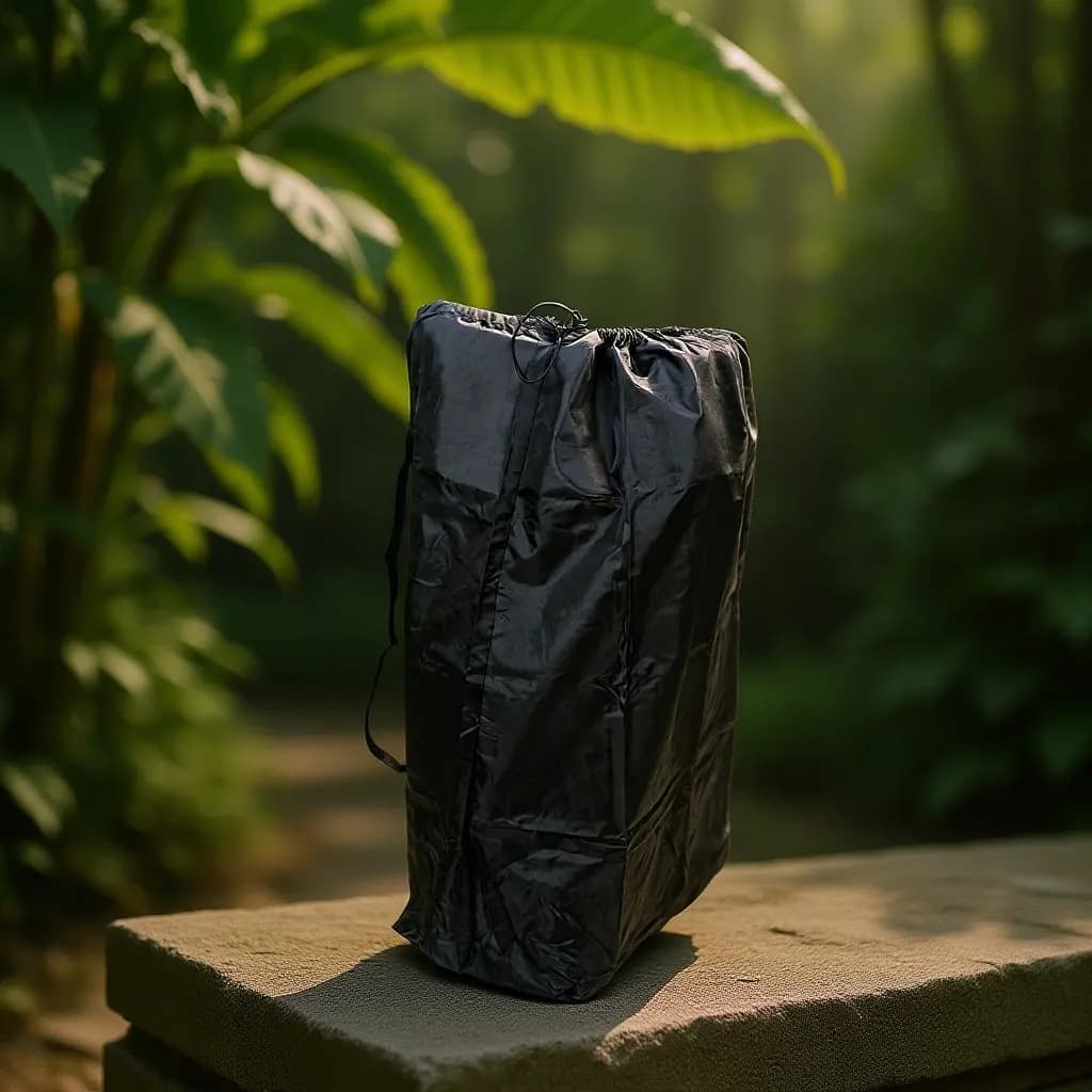 Borsa da Viaggio per Passeggino con Chiusura a Coulisse Bloccabile, Cuciture Rinforzate, Comode Cinghie per Spalla, Compatibile con il Check-in al Gate
