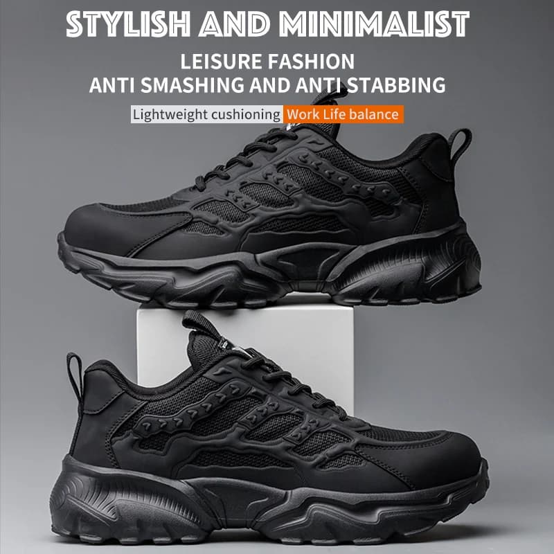 Scarpe antinfortunistiche da lavoro per uomo Sneakers da lavoro protettive leggere Scarpe da uomo leggere Scarpe traspiranti Scarpe da lavoro antiforatura