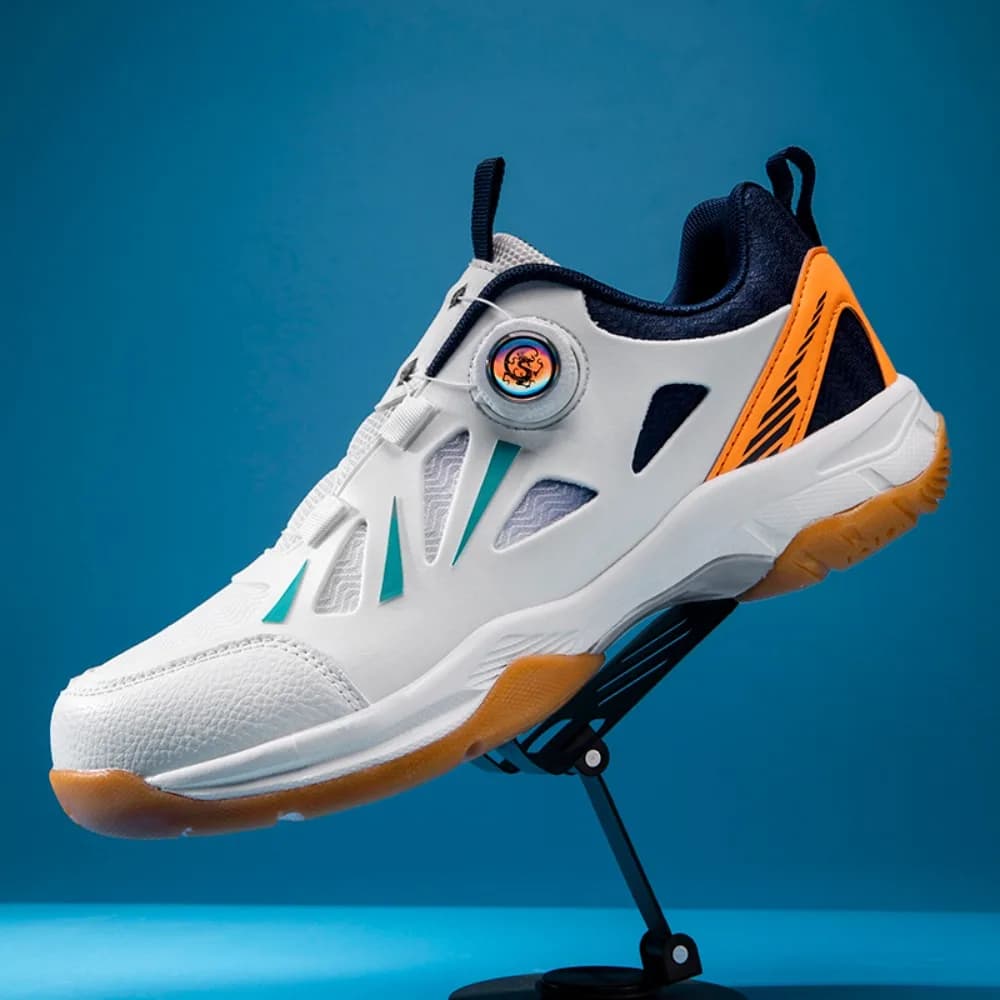 Breathable swivel buckle badminton shoes, lightweight, breathable and anti-slip professional tennis shoes and sports shoes