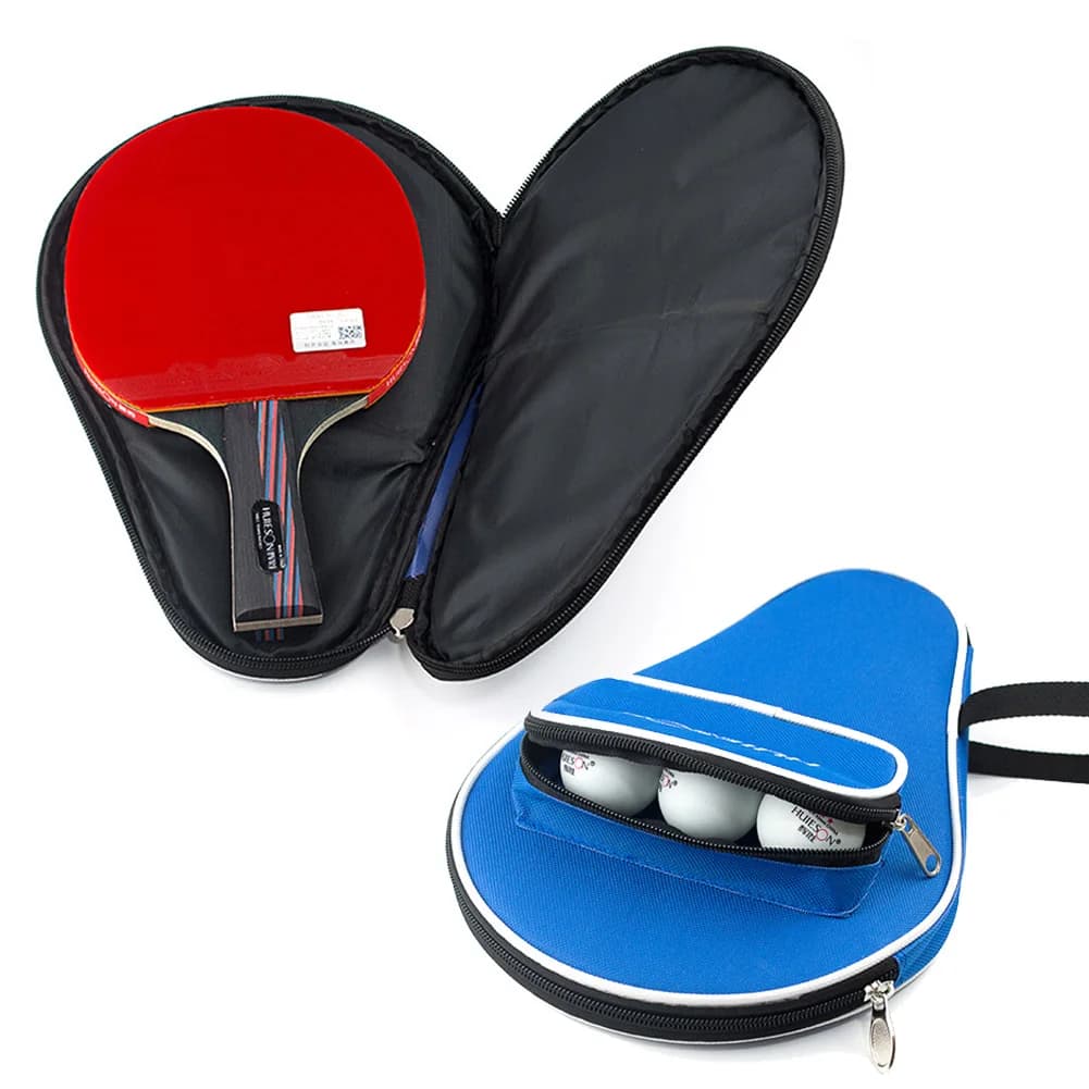 Borsa Professionale per Racchette da Ping Pong in Oxford con Scomparto per Palline e Custodia per Racchetta