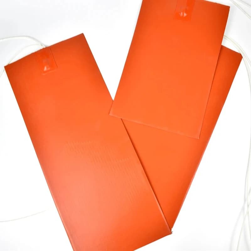 Tappetini Riscaldanti in Silicone Elettrici 5V 12V 24V 110V 220V 380V, Coperte Riscaldanti Adesive, Piastre Riscaldate Flessibili Impermeabili per Stampanti 3D