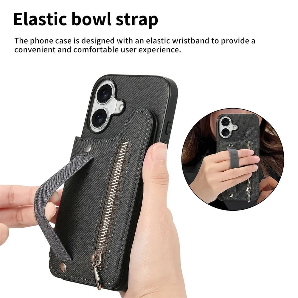Per Poco F7 5G 2025 Custodia di lusso RFID Portafoglio in pelle con cerniera Back Shell Xiaomi Poco X7 Pro M7 C65 7F Custodia Mi PocoX7 F 7 Cover per carte