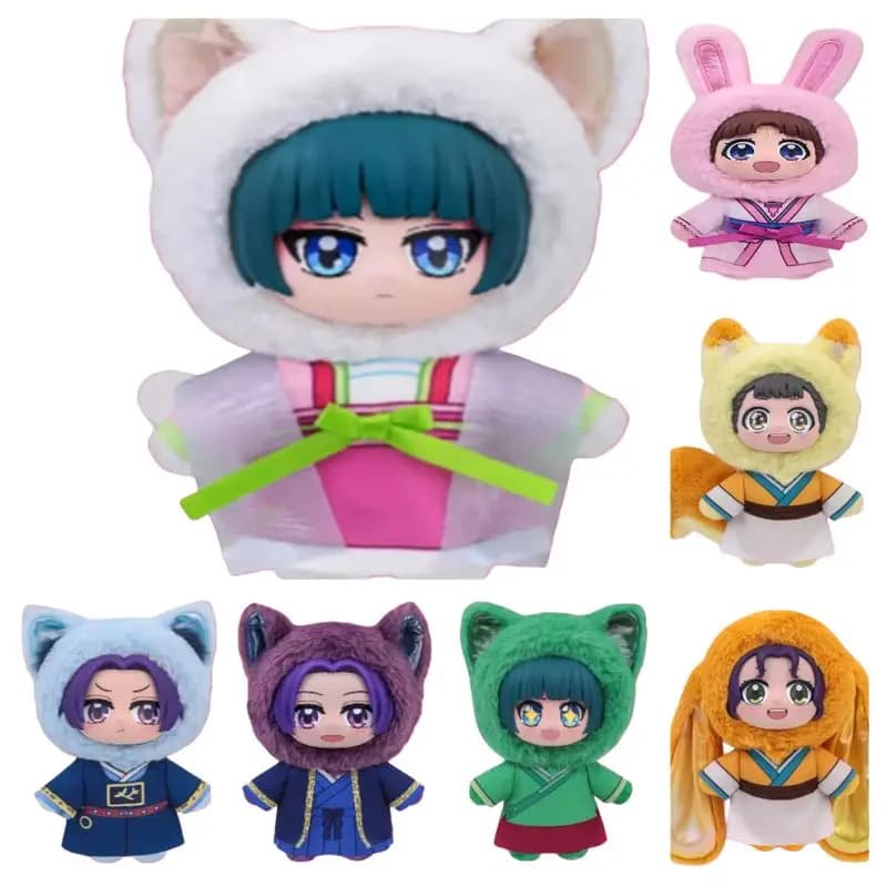 Genuine Eaki The Apothecary Diaries Blind Box Cat Ear Series Cute Vinyl Plush Doll Popular Anime Figure Surprise Gift For Fans