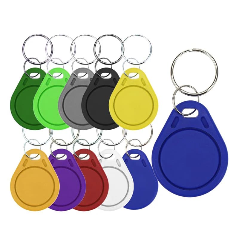 5YOA 5/10PCS RFID Controllo Accessi Clone Distintivo NFC Smart Chip 0 Blocco Riscrivibile Copia Chiave Fob 13.56MHZ 1K S50 Duplicatore Copia Tag