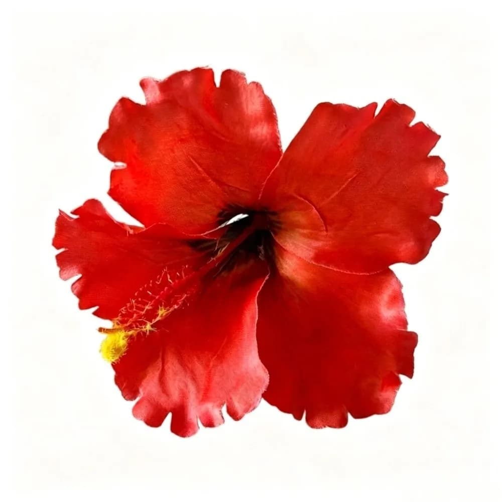 Artificial Flower Hibiscus Flower Hair Clip Do Not Hurt Hair Bohemia Style Hearwear Photo Beach Travel Side Clip Summer