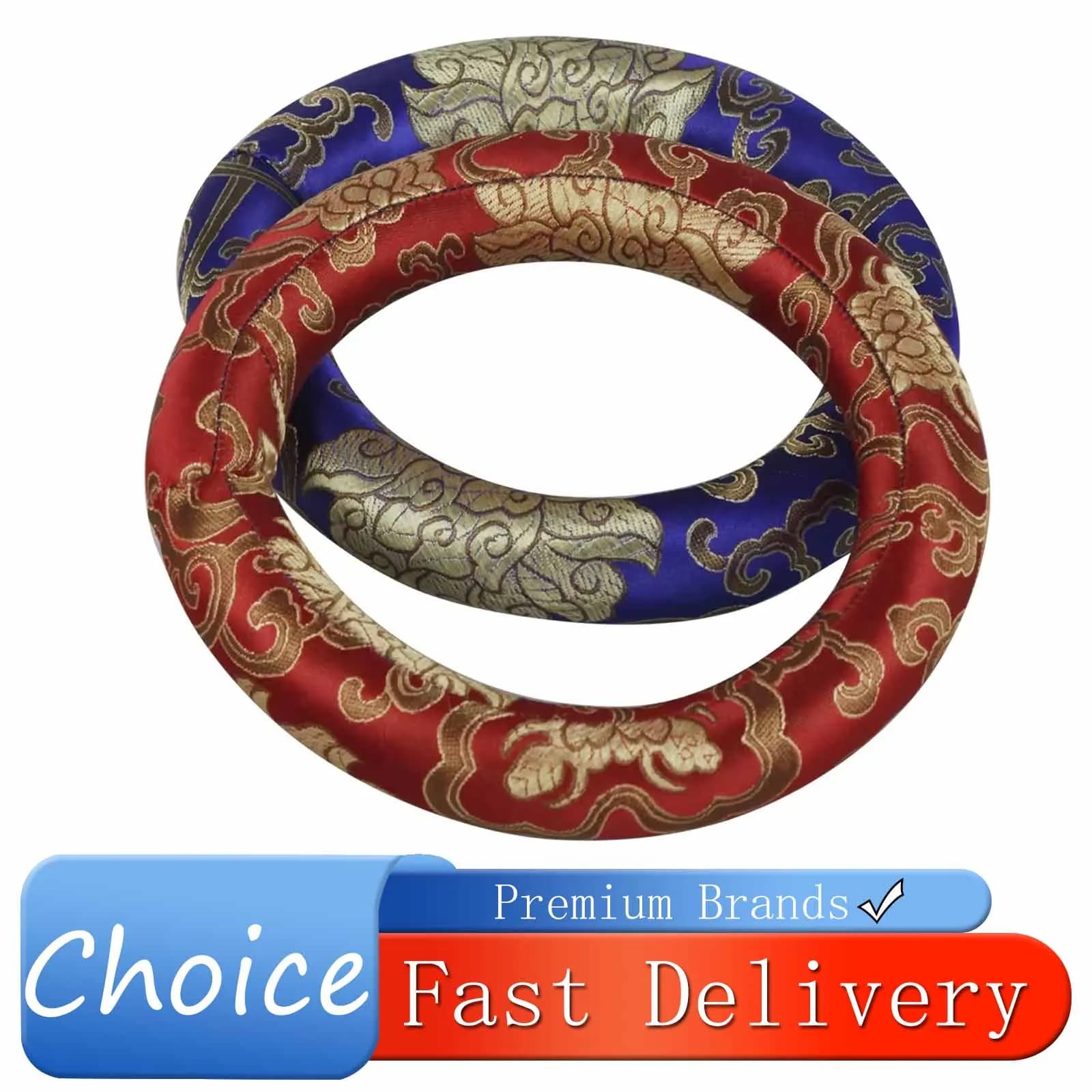 Cuscino per Campana Tibetana SLADE, Accessori per Strumenti Musicali, Tappetino Decorativo per Casa, Tappetini in Seta per Yoga, Meditazione, Parti per Campane Buddiste