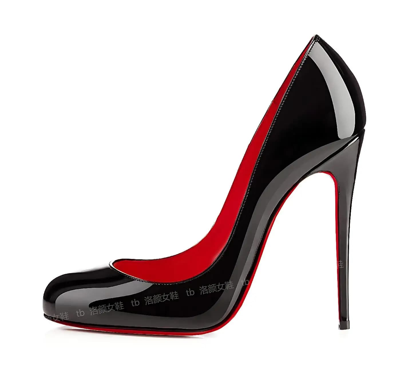 New autumn and winter apartments, high heels with red sole, elegant stiletto heels, perfect for weddings, discos and parties.
